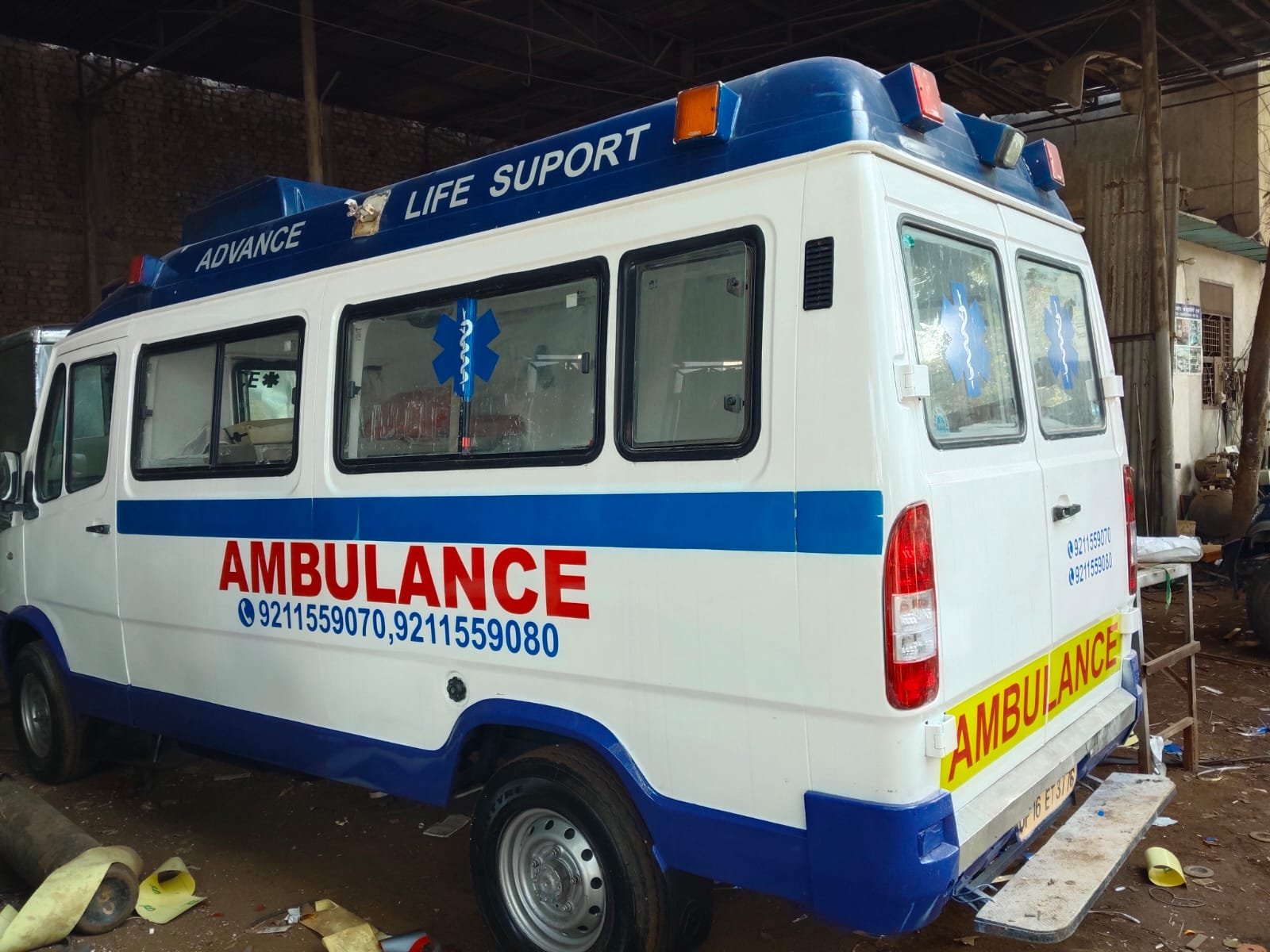 Container and fleet branding — ambulance fleet