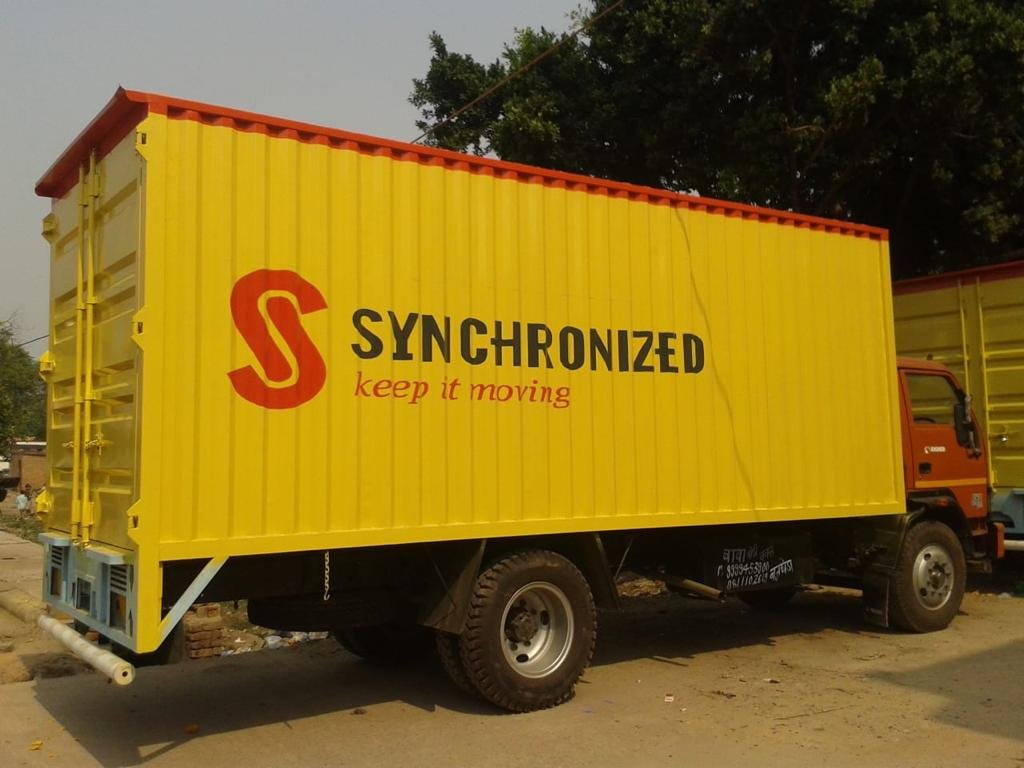 Truck branding Delhi — logistics company logo